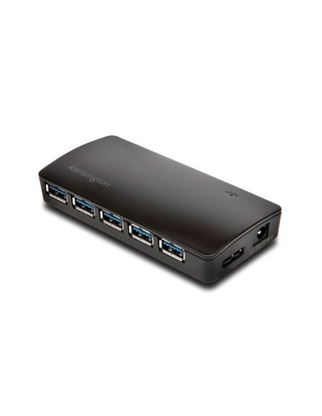 HUB USB 3.0 KENSINGTON CON CARGADOR 7 PUERTOS NEGRO