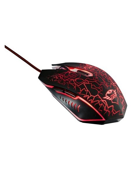 RATON TRUST GXT 105 IZZA ILLUMINATED GAMING 800-2400 DPI 6 BOTONES USB 2.0 CABLE 1,8 M