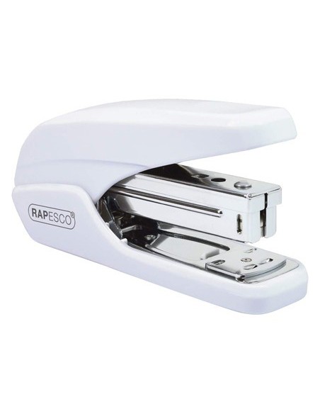 GRAPADORA RAPESCO X5-25PS MINI CAPACIDAD 25 HOJAS USA GRAPAS 24/6 Y 26/6 COLOR BLANCO