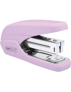 GRAPADORA RAPESCO X5-25PS MINI CAPACIDAD 25 HOJAS USA GRAPAS 24/6 Y 26/6 COLOR ROSA