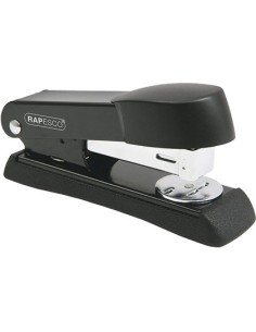 GRAPADORA RAPESCO MINNO METALICA CAPACIDAD 20 HOJAS USA GRAPAS 24/6 Y 26/6 COLOR NEGRO
