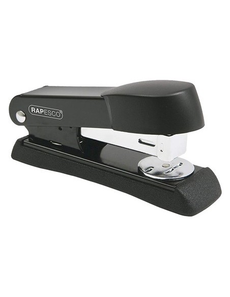 GRAPADORA RAPESCO MINNO METALICA CAPACIDAD 20 HOJAS USA GRAPAS 24/6 Y 26/6 COLOR NEGRO