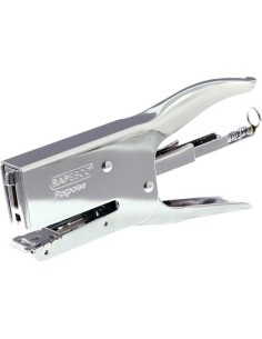 GRAPADORA RAPESCO TENAZA PORPOISE METALICA CAPACIDAD 40 HOJAS USA GRAPAS 24/6 Y 26/6 COLOR PLATA