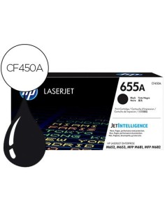 TONER HP 655A LASERJET M652 / M653 / MFP M681 / MFP M682 NEGRO 12500 PAGINAS