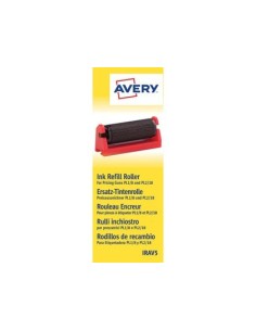 RODILLO ENTINTADOR AVERY PARA ETIQUETADORA PL1/8 Y PL2/18 COLOR NEGRO CAJA DE 5 UNIDADES