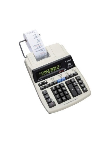 CALCULADORA CANON IMPRESORA MP120 MG ES II PANTALLA LCD ENCHUFE CORRIENTE 12 DIGITOS COLOR GRIS