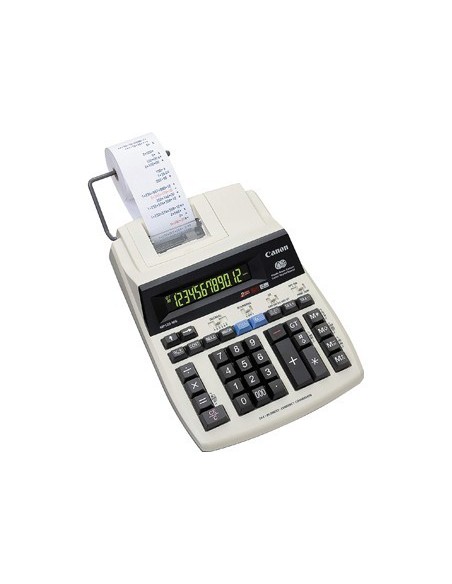 CALCULADORA CANON IMPRESORA MP120 MG ES II PANTALLA LCD ENCHUFE CORRIENTE 12 DIGITOS COLOR GRIS