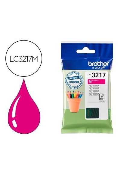 INK-JET BROTHER LC3217M MFCJ6530 / MFCJ6935 MAGENTA 550 PAGINAS