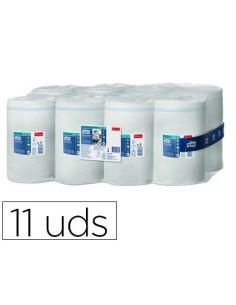 PAPEL SECAMANOS TORK ANCHO 215 MM LARGO 120 MT 1 CAPA PARA DISPENSADOR M1 PAQUETE DE 11 UNIDADES