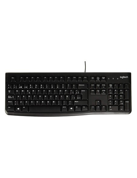 TECLADO LOGITECH K120 USB 2.0 CON CABLE NEGRO