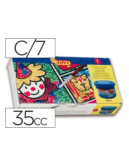 TEMPERA JOVI 35 ML 7 COLORES SURTIDOS