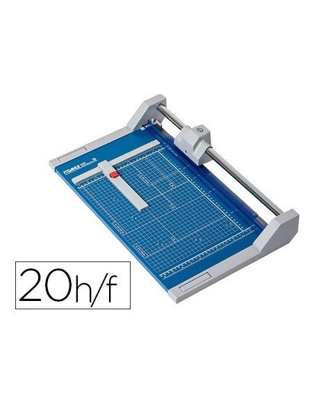 CIZALLA DE RODILLO DAHLE PROFESIONAL 550 DIN A4 METALICA CAPACIDAD DE CORTE 20 HOJAS