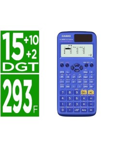 CALCULADORA CASIO FX-85SPX II CLASSWIZ CIENTIFICA 293 FUNCIONES 9 MEMORIAS 15+10+2 DIGITOS 16 MB FLASH ROM CON
