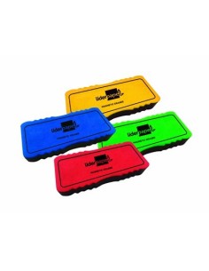 BORRADOR LIDERPAPEL PIZARRA BLANCA MAGNETICO COLORES SURTIDOS 130X60 MM