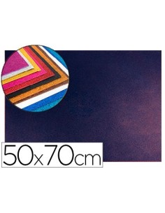 GOMA EVA CON PURPURINA LIDERPAPEL 50X70CM 60G/M2 ESPESOR 2 MM BICOLOR AZUL ROJO