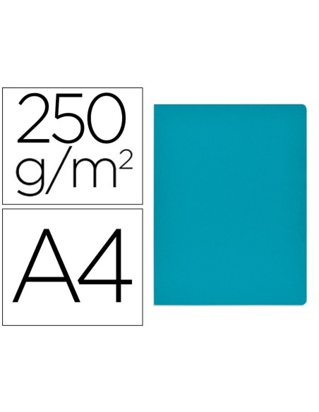 SUBCARPETA CARTULINA GIO SIMPLE INTENSO DIN A4 AZUL 250G/M2