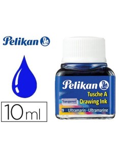 TINTA CHINA PELIKAN AZUL ULTRAMAR BOTE DE 10 ML