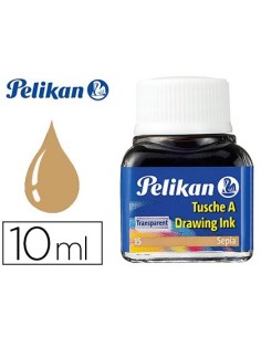 TINTA CHINA PELIKAN SEPIA BOTE DE 10 ML