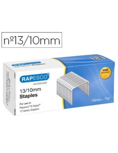 GRAPAS RAPESCO GALVANIZADA 13/10 CAJA DE 5000 UNIDADES