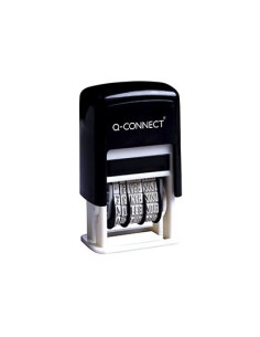 FECHADOR Q-CONNECT ENTINTAJE AUTOMATICO 4 MM COLOR NEGRO