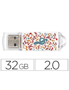 MEMORIA USB TECHONETECH FLASH DRIVE 32 GB 2.0 MUSIC DREAM