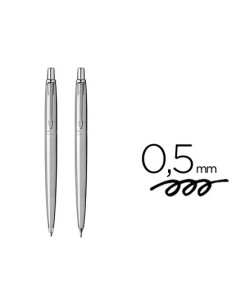 JUEGO PARKER JOTTER DUO ACERO CT BOLIGRAFO + PORTAMINAS