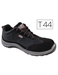 ZAPATOS DE SEGURIDAD DELTAPLUS ASTI PIEL DE SERRAJE AFELPADO SUELA DE COMPOSITE NEGRO TALLA 44