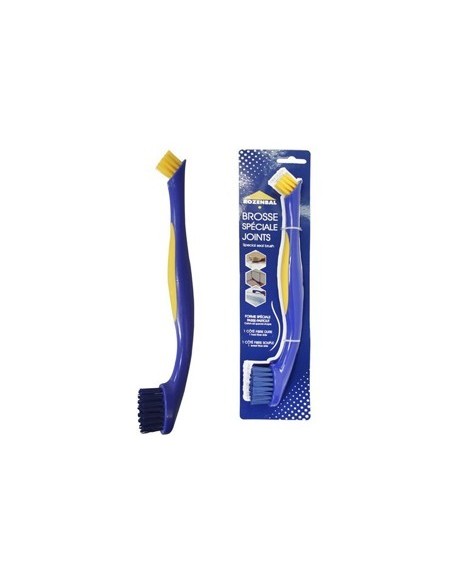 CEPILLO ROZENBAL DOBLE FIBRA DURA SUAVE PARA LIMPIEZA JUNTAS Y RINCONES 27,5X4X2,8 CM