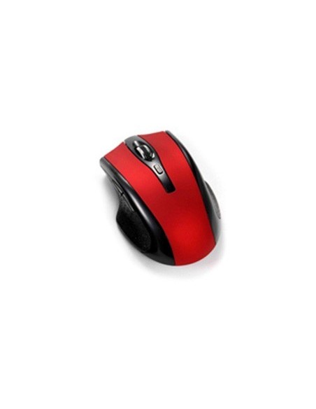 RATON Q-CONNECT OPTICO INALAMBRICO 1000 DPI RECEPTOR USB 2,4 GHZ ROJO