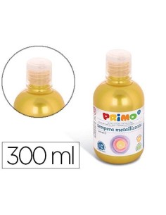 TEMPERA LIQUIDA PRIMO ESCOLAR 300 ML AMARILLO METALIZADO