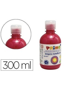 TEMPERA LIQUIDA PRIMO ESCOLAR 300 ML ROJO METALIZADO