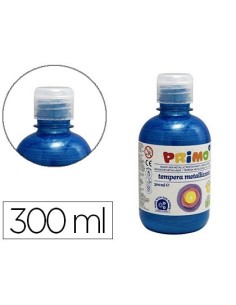 TEMPERA LIQUIDA PRIMO ESCOLAR 300 ML AZUL MARINO METALIZADO