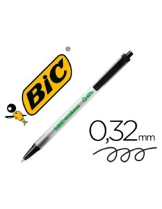 BOLIGRAFO BIC ECOLUTIONS CLIC STIC NEGRO