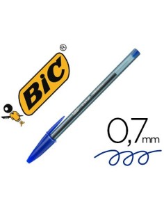 BOLIGRAFO BIC CRISTAL ULTRAFINE PUNTA FORMA AGUJA 0,7 MM AZUL