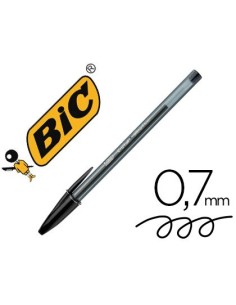 BOLIGRAFO BIC CRISTAL ULTRAFINE PUNTA FORMA AGUJA 0,7 MM NEGRO