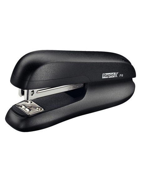 GRAPADORA RAPID F6 PLASTICO ABS COLOR NEGRO CAPACIDAD 20 HOJAS USA GRAPAS 24/6 Y 26/6