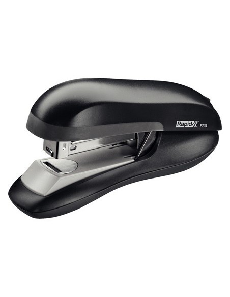 GRAPADORA RAPID F30 PLASTICO ABS COLOR NEGRO CAPACIDAD 30 HOJAS USA GRAPAS 24/6 Y 26/6