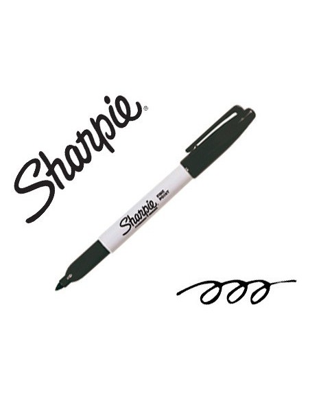 ROTULADOR SHARPIE PERMANENTE PUNTA FINA NEGRO