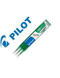 RECAMBIO BOLIGRAFO PILOT FRIXION BALL VERDE CAJA DE 3 UNIDADES
