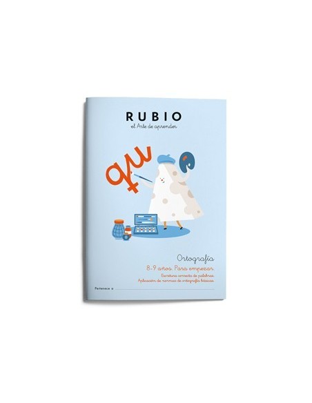 CUADERNO RUBIO ORTOGRAFIA 8-9 AÑOS PARA EMPEZAR