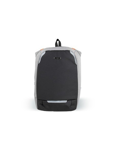 MOCHILA PARA PORTATIL Q-CONNECT 18" NEGRA / GRIS POLIESTER IMPERMEABLE 460X170X310 MM