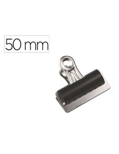 PINZA METALICA Q-CONNECT PALA FIJA 50 MM CAJA DE 10 UNIDADES