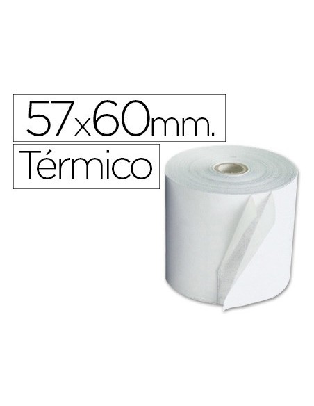 ROLLO SUMADORA EXACOMPTA TERMICO 57 MM X 60 MM 55 G/M2 SIN BISFENOL A