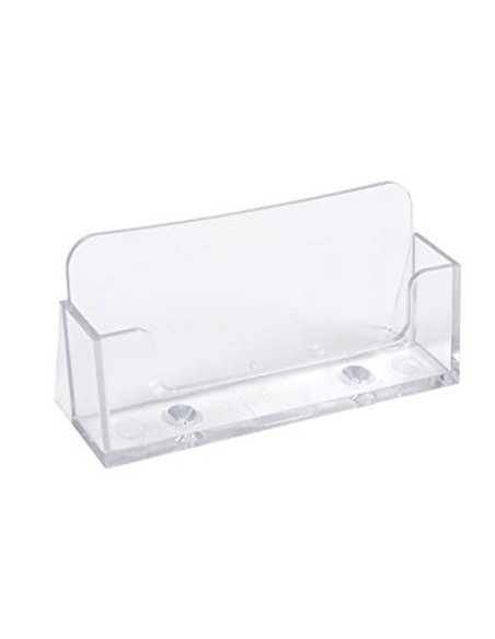 PORTATARJETAS DE VISITA EXACOMPTA METACRILATO CRISTAL 34X102X47 MM