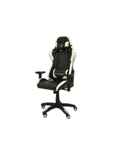 SILLA PYC GAMING CHAIR GIRATORIA SIMILPIEL REGULABLE EN ALTURA NEGRA 1200+80X670X670 MM