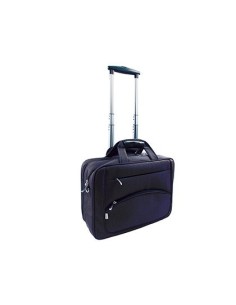 MALETIN PARA PORTAIL Q-CONNECT 16" AZUL MARINO 1 ASA 2 BOLSILLOS EXTERIORES Y RUEDAS 410X325X150 MM