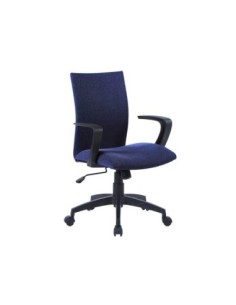 SILLA GIRATORIA Q-CONNECT BASE NYLON REGULABLE EN ALTURA 895+110MM ALTO 580MM ANCHO 550MM PROFUNDIDAD AZUL
