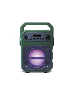 ALTAVOZ DAEWOO PORTATIL DSK-345B MICROFONO CON CABLE LUCES LED RADIO FM USB ENTRADA JACK MICRO SD