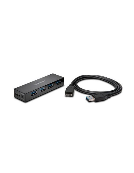 HUB KENSINGTON USB 3.0 CARGADOR Y 4 PUERTOS