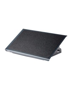 REPOSAPIES FELLOWES ULTIMATE SERIE PROFESSIONAL METALICO AJUSTABLE 3 ALTURAS NEGRO 96X560X32 MM